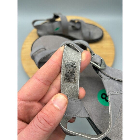 Chaco Wayfarer Sandals Womens Size 8 Gray Leather Loop Buckle Strap On Casual - Picture 8 of 10